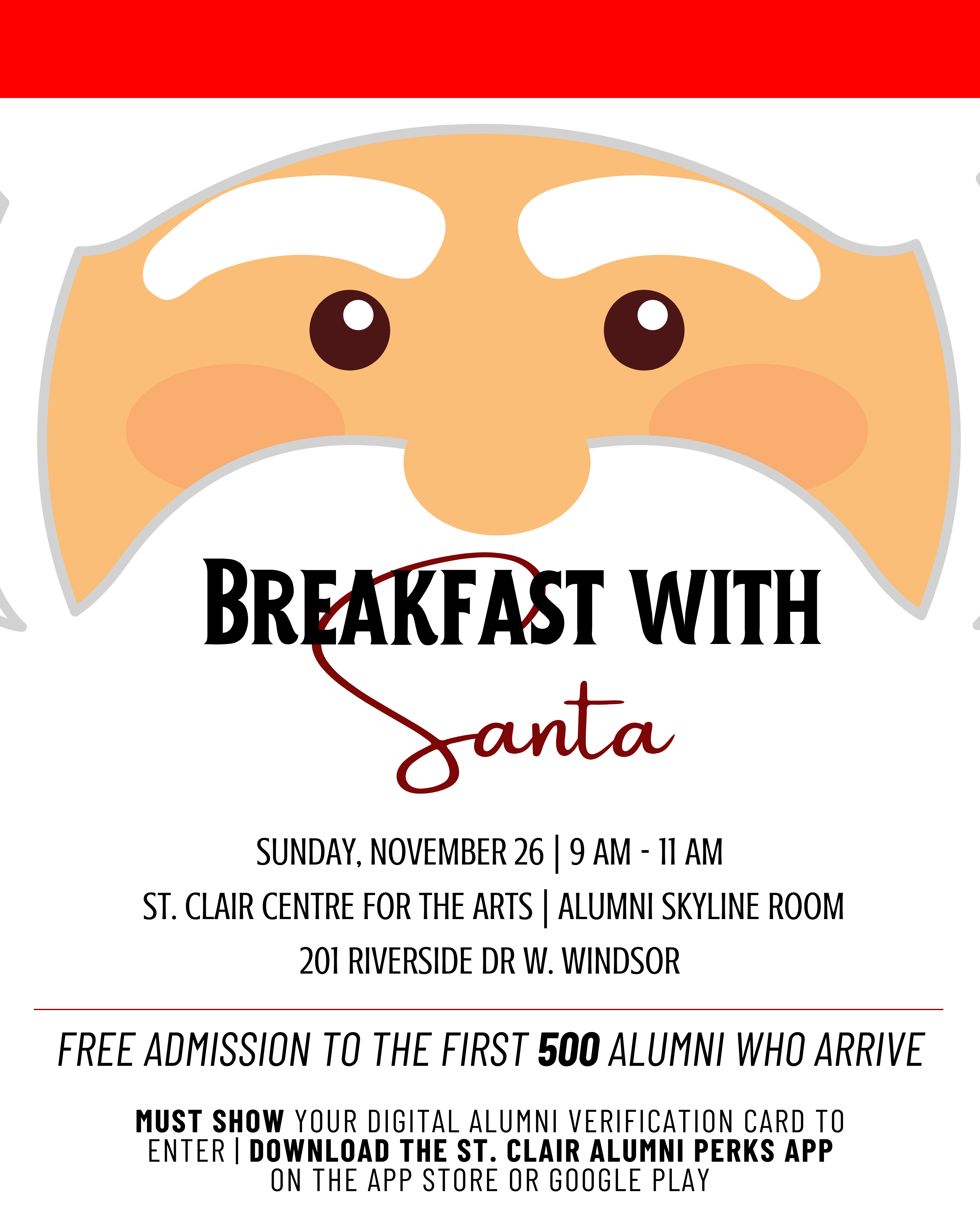 Breakfast with Santa Poster