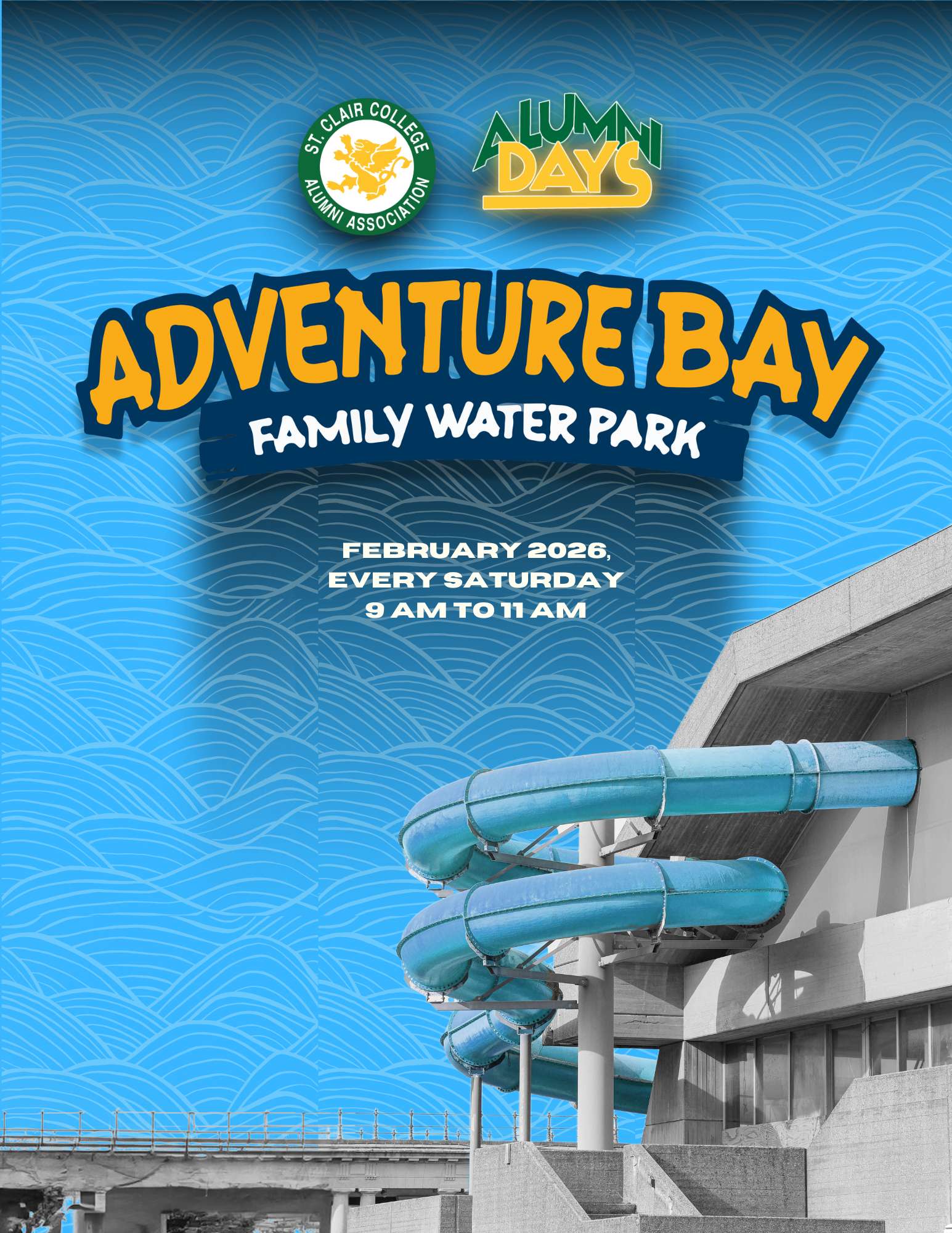 Alumni Days Adventure Bay - February 2026, every Saturday 9am to 11am