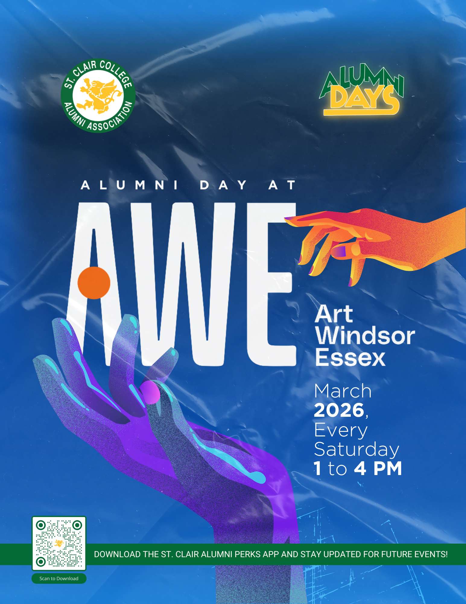 Alumni Day at Art Windsor Essex - March 2026, every Saturday 1 to 4pm