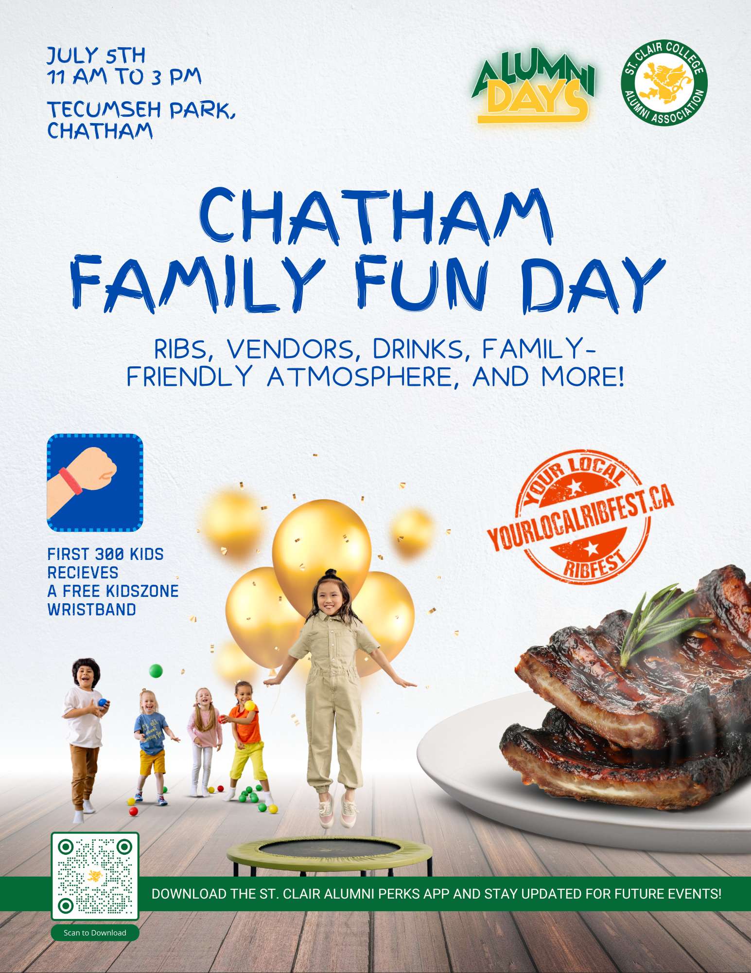 Chatham Family Fun Day - July 5, 2026 11am to 3pm - Tecumseh Park, Chatham