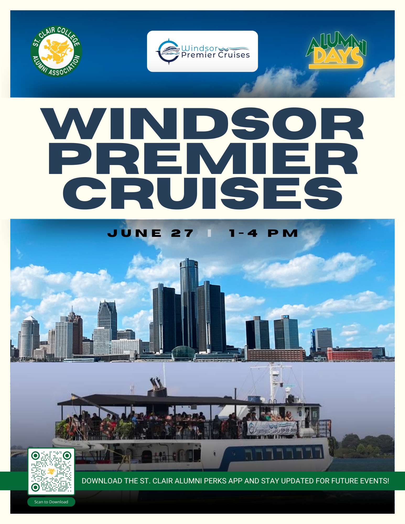 Windsor Premier Cruises - June 27, 2026 1-4pm