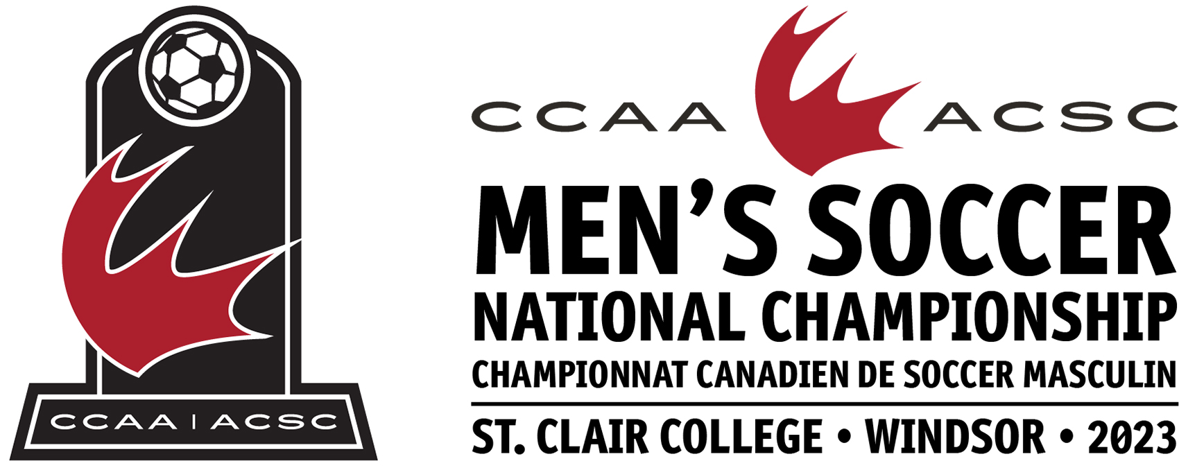 CCAA/ACSC Men's Soccer logo