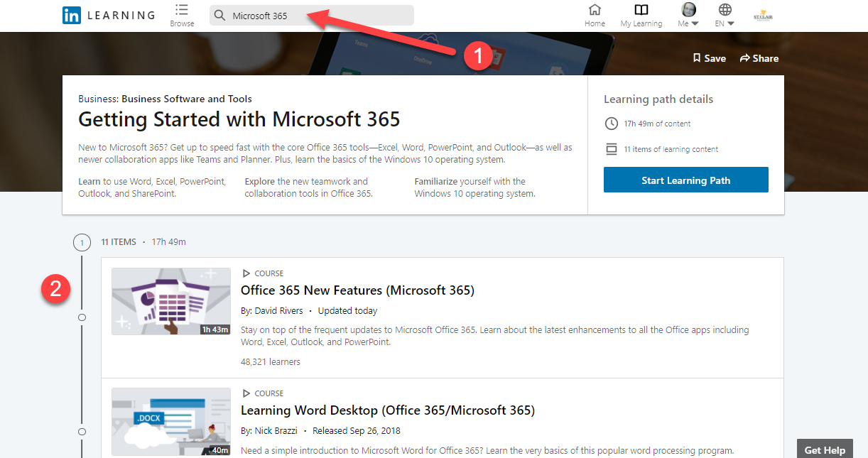 How to learn about MS365