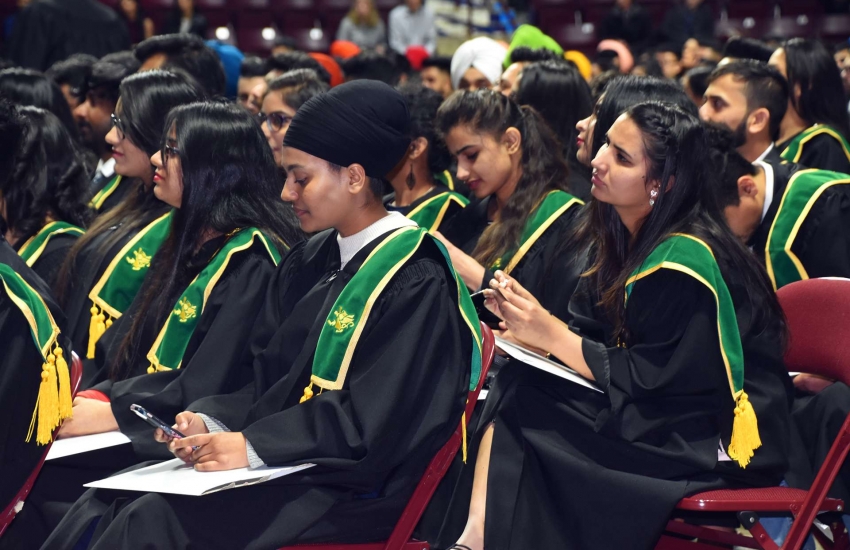 Students at Convocation