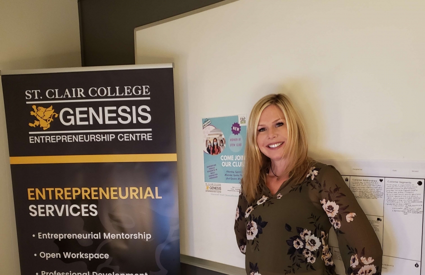 Susan Taylor, Supervisor of the Genesis Entrepreneurship Centre.