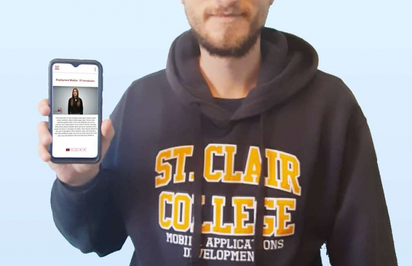 Students develop new mobile app in just eight months St. Clair