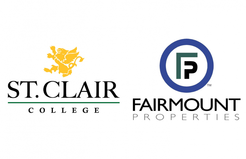 St. Clair College logo, Fairmount Properties logo