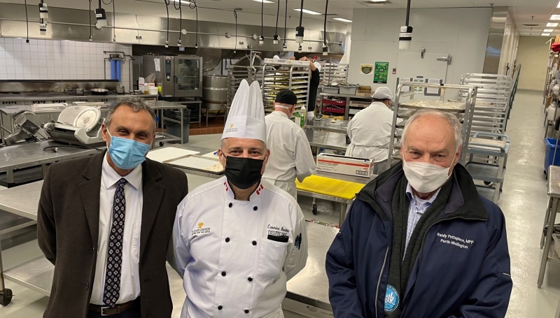 Parliamentary Assistant Randy Pettapiece (MPP Perth Wellington), recently visited our St. Clair College Centre for the Arts (SCCCA) on behalf of Lisa Thompson, Minister of Agriculture, Food and Rural Affairs.