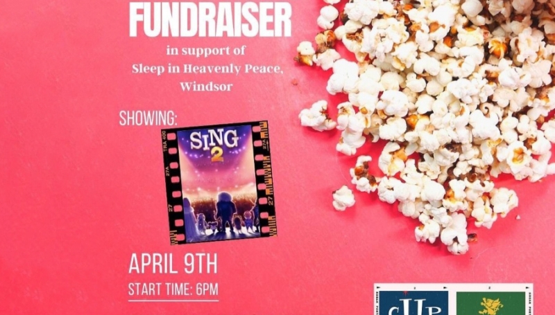 A Movie Night will be held on April 9 at the historical Capitol Theatre, 121 University Ave. W., to raise funds for Sleep in Heavenly Peace, a not-for-profit organization. 