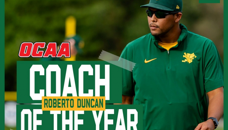 OCAA Coach of the Year Roberto Duncan
