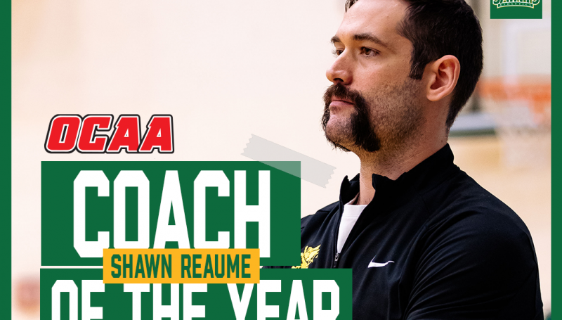 Coach of the Year Shawn Reaume