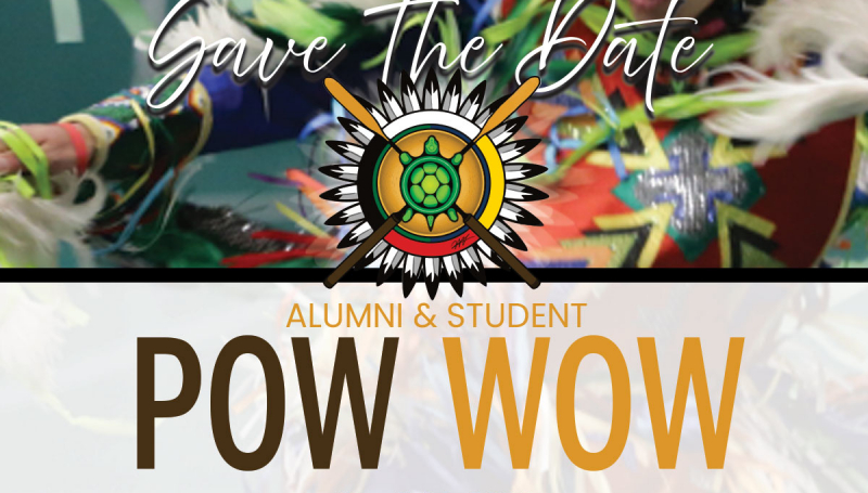 Save the Date. Alumni & Student Pow Wow, May 9-11, 2024 St. Clair College Sportsplex