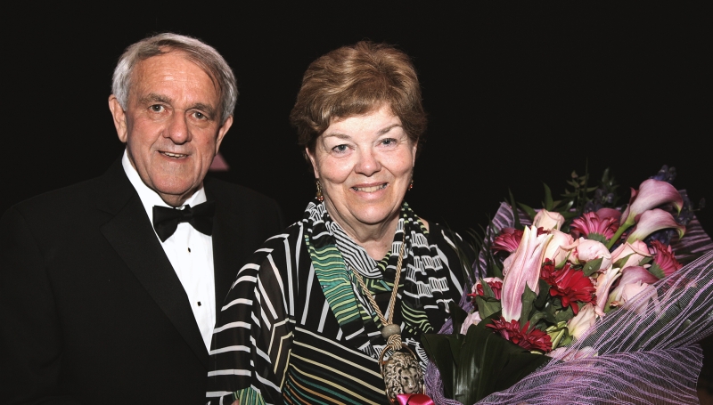 Dr. Strasser and wife Gayle