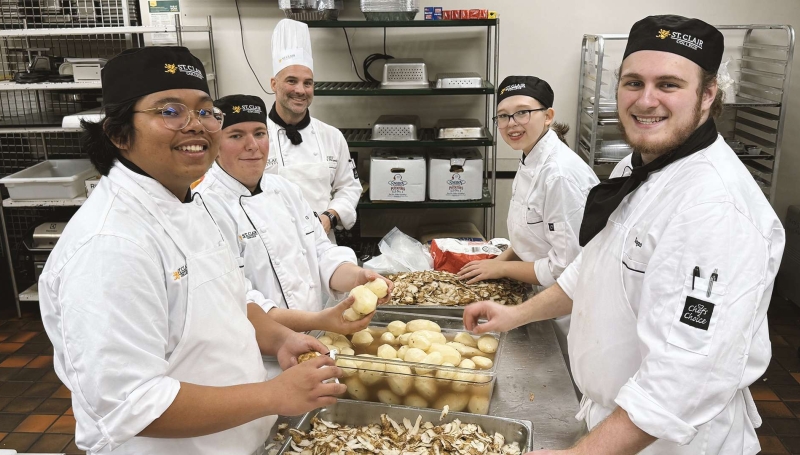 Students in the Culinary Management Program 