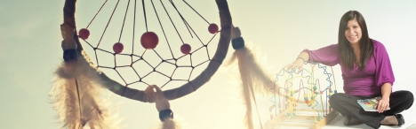 Dreamcatcher & students listening to teacher reading a book